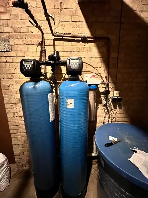 A commercial softener in a Hove block of flats